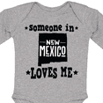 thumbnail image 4 of Inktastic New Mexico Vacation Gift Boys or Girls Long Sleeve Baby Bodysuit, 4 of 5