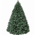 thumbnail image 4 of 7.5 ft premium artificial christmas tree: spruce style con 1450 branch tips, metal hinges, foldable base - fácil montaje para oficina en casa party holiday, 4 of 4