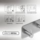 thumbnail image 4 of Gancho adhesivo para toallas de baño Gancho resistente para colgar en la pared sin taladrar Ducha Toallero autoadhesivo Gancho para revestimiento de paredes Cepillo de cocina Gancho adhesivo de níquel, puerta, llave, 3 ganchos MFZFUKR BST3025578-1, 4 of 5