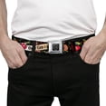 thumbnail image 3 of Buckle-Down Belt, Seatbelt Buckle Belt, Only God Can Judge Me Black, 34 to 52 Inches, 3 of 9