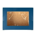 thumbnail image 6 of Cafe Vision 71 oz Midnight Blue Paper Large Take Out Container - Hinge Lock - 8 3/4" x 6 1/2" x 2 1/2" - 50 count box, 6 of 10