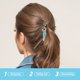thumbnail image 4 of pinzas para el pelo con forma de plátano y brillantes diamantes de imitación, elegantes pinzas para el pelo con forma de plátano, pinzas para el pelo con forma de cola de caballo, 4 of 8