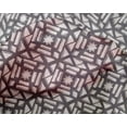 thumbnail image 4 of oneOone Silk Tabby Fabric Geometric Block Printed Craft Fabric BTY 42 Inch Wide, 4 of 4