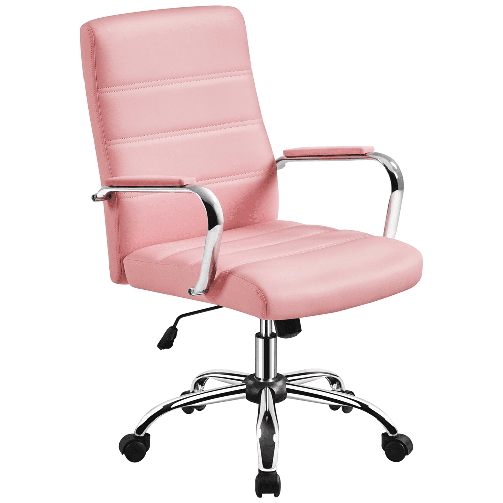 Topeakmart MidBack PU Leather Office Chair Adjustable Computer Chair