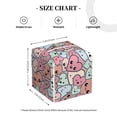 thumbnail image 4 of Tissue Cartoon Hearts Box Cover Holder, Square by Xecao - Leather Decorative Organizer for Tabletop, Bathroom, Car, Office, 4 of 8