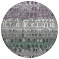 thumbnail image 2 of Addison Rugs Chantille Indoor/Outdoor Transitional Geometric Plum Machine Washable Round Rug, 8' x 8', 2 of 8