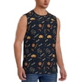 thumbnail image 2 of Fotbe New Year Men's Camiseta sin Mangas Estampada para Hombres, Playera Casual para Gimnasio, Entrenamiento, Playa-Large, 2 of 7