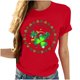 thumbnail image 2 of Fiudx Ofertas Flash Artículos En Oferta Blusa de Manga Corta con Cuello Redondo y Estampado a La Moda para Mujer, 2 of 4