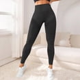 thumbnail image 5 of UngA Anti Cellulite Leggings High Waisted Leggings for Women Tummy Control Soft Yoga Pants Womens Gym Running Workout Women's Leggings Black,XXXL, 5 of 5