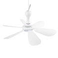 thumbnail image 2 of COOLHOOD 6 Leaves 5V USB Ceiling Fan Air Hanging USB Powered 16.5 inch Tent Fans for Camping Outdoor Dormitory Home Bed, 2 of 2
