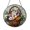 Stained Glass 5.9 Inch, variant on Easter Floral Basket Glass Suncatcher Round Window Hanging, Festive Spring Decor Gift for Family