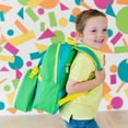 thumbnail image 3 of Wildkin Kids School Backpack for Boys, Features Front strap for attaching Wildkin's Clip-in Lunchbox or other gear, Generously sized exterior front pocket (Monster Green), 3 of 9