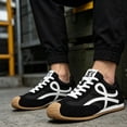 thumbnail image 6 of CHICVOMEY Sneaker for Men Rubber Sole Lightweight Non Slip Walking Shoes Retro Casual Comfortable Spring Summer Work Sneakers, 6 of 7