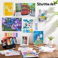 thumbnail image 6 of Shuttle Art 51 Colors Dual Tip Alcohol Based Art Markers, 50 Colors Plus 1 Blender Permanent Marker Pens Highlighters with Case for Illustration Adult Coloring Sketching and Card Making, 6 of 6