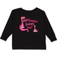 thumbnail image 3 of Inktastic My Memaw Loves Me Girls Long Sleeve Toddler T-Shirt, 3 of 5