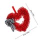 thumbnail image 5 of unbranded Guirnalda Decorativa Roja Para Puerta Con Forma En Eventos Y Fiestas, 5 of 6