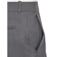 thumbnail image 3 of Pantalones Perry Ellis Modern Fit Performance para Hombre en Cuadro Gris Carbón, 3 of 3