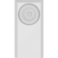 thumbnail image 2 of 2 1/2"W x 5"H x 1"P Standard Foster Bullseye Plinth Block with Beveled Edge, 2 of 4