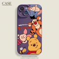 thumbnail image 3 of Disney Winnie the Pooh Liquid Silicone Phone Case For iPhone 15 14 11 13 12 Pro Max X XR XS 7 8 Plus SE2 Protection Back Cover, 3 of 5