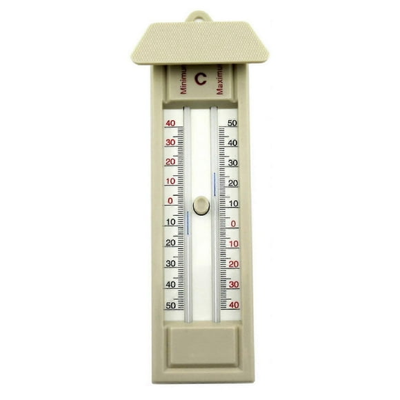 Termómetro de presión máxima y mínima para invernaderos de -40 a 50 °C, herramienta de monitoreo de temperatura doméstica (Au s202412241700)