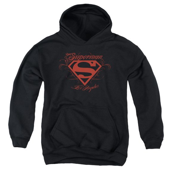 Superman - La - Youth Hooded Sweatshirt - Small