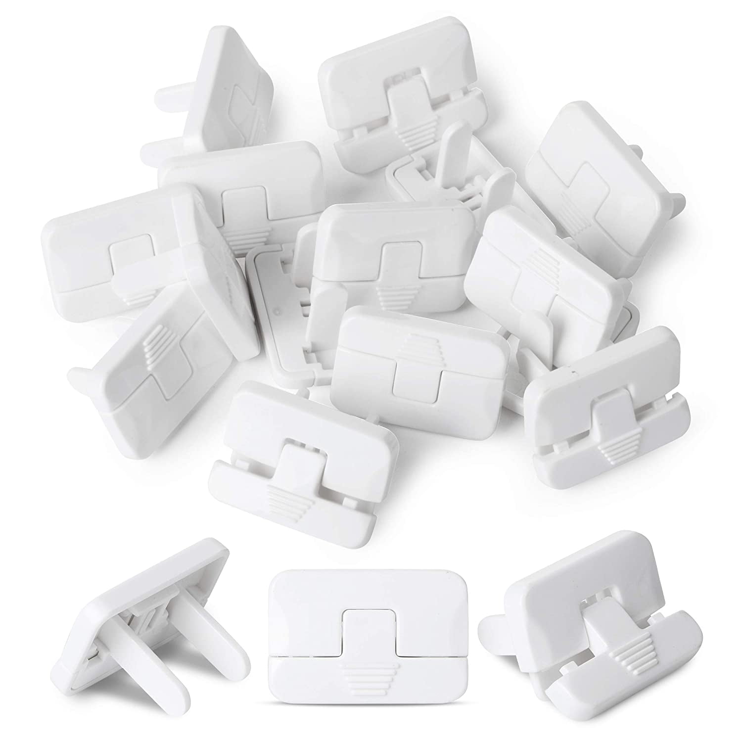 Bates- Outlet Covers, 15 Pack, 2 Prong Outlet Covers, Baby Proof Outlet Covers, Plug Covers for Electrical Outlets, Outlet Plug Covers, Plug Covers
