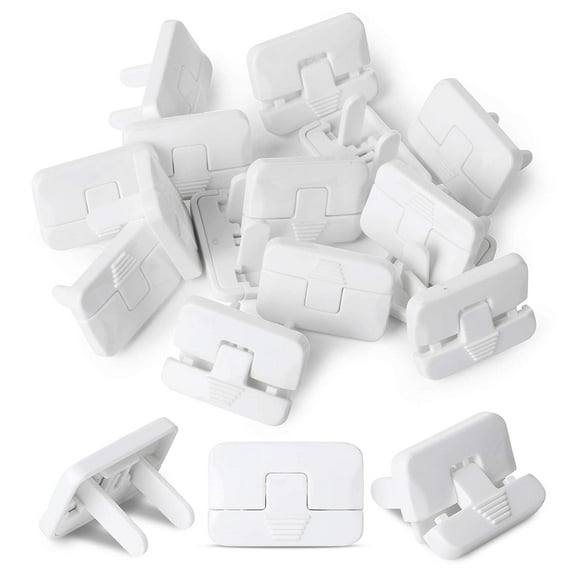 Bates- Outlet Covers, 15 Pack, 2 Prong Outlet Covers, Baby Proof Outlet Covers, Plug Covers for Electrical Outlets, Outlet Plug Covers, Plug Covers, Baby Outlet Covers, Child Safety Outlet Covers
