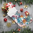 thumbnail image 6 of Coolnut 17.7 Inch Christmas Stockings, 2 PCS Vintage Elegant Flowers Presonalized Large Stocking Sock for Family Holiday Xmas Party Decorations, 6 of 7