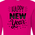 thumbnail image 4 of Inktastic Happy New Year in Hand Lettering Long Sleeve T-Shirt, 4 of 5