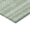 thumbnail image 4 of Addison Rugs Machine Washable Indoor/ Outdoor Chantille Boho Stripes Rug Aloe - 3' x 5', 4 of 5