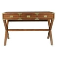 thumbnail image 4 of Wellington 46" Desk with Power in Toasted Wheat Brown Finish, 4 of 8