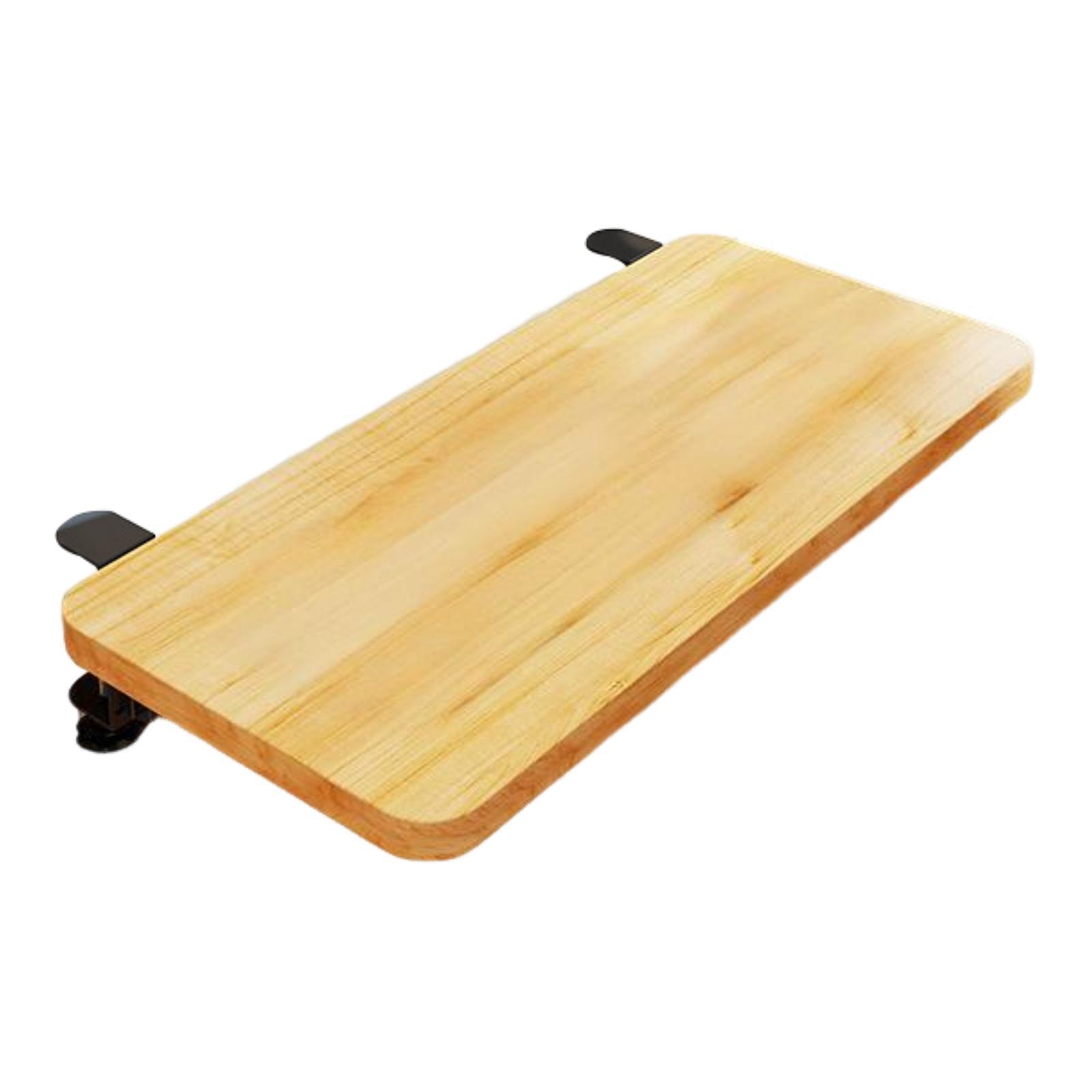 CoudarTitie Desk Extender Board Desk Extender Tray Adults Accessories Arm Rest Expansion Wood Color