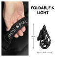 thumbnail image 4 of hauck Stroller Rapid 3 Air Reclining Seat, Compact Fold Stroller with Air Tires, Black, 4 of 12