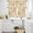 Light Beige Reddish Brown Light Brown, variant on Orange Beige Abstract Kitchen Curtains Sets for Windows 24 Inch Length, Modern Ombre Vintage Art Rod Pocket Window Treatments Tier Curtains and Valances Set for Bedroom/Bathroom