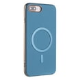 thumbnail image 4 of Allytechgroup iPhone 8 Plus/7 Plus Case with Magnetic Ring, Compatible with Magsafe Slim Back Cover Flannel Inner Lining Shockproof Protective Phone Case for Apple iPhone 8 Plus/7 Plus, Lightblue, 4 of 6