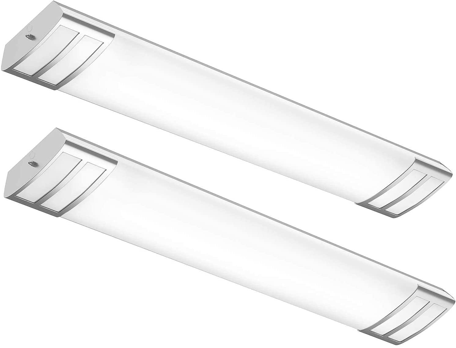 4ft led Light Fixture 50W 5600lm LED Linear Flush Mount Light 4000K 4 Foot led Kitchen Ceiling