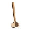 thumbnail image 1 of Potato Masher Machacador Profesional para Carne Picada Triturador de Alimentos de Madera Durabilidad y Eficiencia Ergonómica Adecuada para Preparación de Recetas Hogar 8.5cmx8.5cmx26cm, 1 of 9