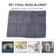 thumbnail image 5 of Manta para perro o gato, manta de lana coral, colchoneta para dormir para cachorros, 5 of 6