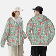 thumbnail image 2 of KLL Autumn Branches Fox and Mushrooms Print Men's Women’s UPF 50+ Sun Protection Outdoor Hoodie Jacket Long Sleeve Fishing Hiking Performance Shirt- Medium, 2 of 5