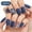A, variant on 24Pcs Medium Almond Press On Nails, American Flag Stripe Mixed Full Cover Acrylic Fake Nails Reusable Glue On False Nail Tips for 4th of July Patriotic Holiday Casual Women Nail Art Decoration