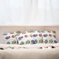 thumbnail image 4 of Ambesonne Ethnic Throw Pillow Cover 4 Pack, Cartoon Fish, 24", Multicolor, 4 of 5