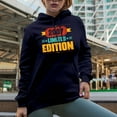 thumbnail image 2 of 2007 Limited Edition - Birthday or Birth Year, Navy Blue Hooded Sweatshirt or Hoodie, 3XL, 2 of 5