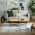 thumbnail image 6 of Well Woven Melody Chantico Ethnic Grey 7'10" x 9'10" Thick Shag Area Rug, 6 of 7