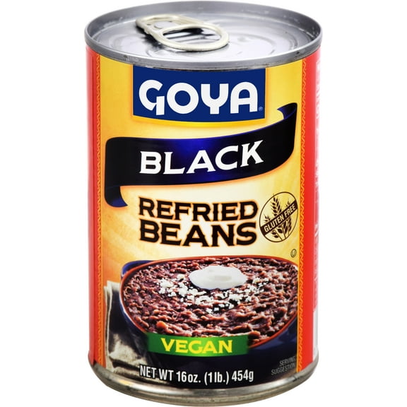 Goya Refried Black Beans, 16 oz