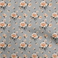 thumbnail image 1 of oneOone Velvet Gray Fabric Floral Sewing Material Print Fabric By The Yard 58 Inch Wide, 1 of 1