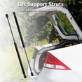 thumbnail image 2 of Soportes de elevación únicos para Mini Cooper 2002-2014 No.41626801258/41626801203 Resorte de gas trasero negro 2PCS, 2 of 7