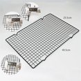thumbnail image 2 of 3Pcs Cake Cooling Rack, Black Carbon Steel Bread Drying Net, Baking Tool, Non Stick Cooling Net, Baking Tray, Net Rack A, 2 of 5