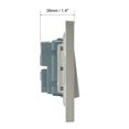 thumbnail image 4 of Doorbell Push Button Switch Wall Mounted Resettable Gray AC 250V 16A, 4 of 5