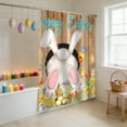 thumbnail image 2 of Easter Basket Easter Bath Curtain Bath Linen No-Drill with 12 Hooks New, D, 2 of 6