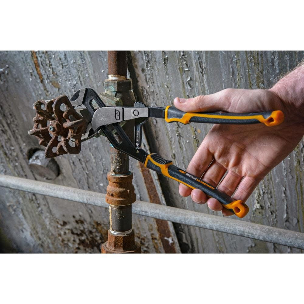 GEARWRENCH 6" PITBULL Auto-Bite Tongue & Groove Dual Material Pliers - 82590C